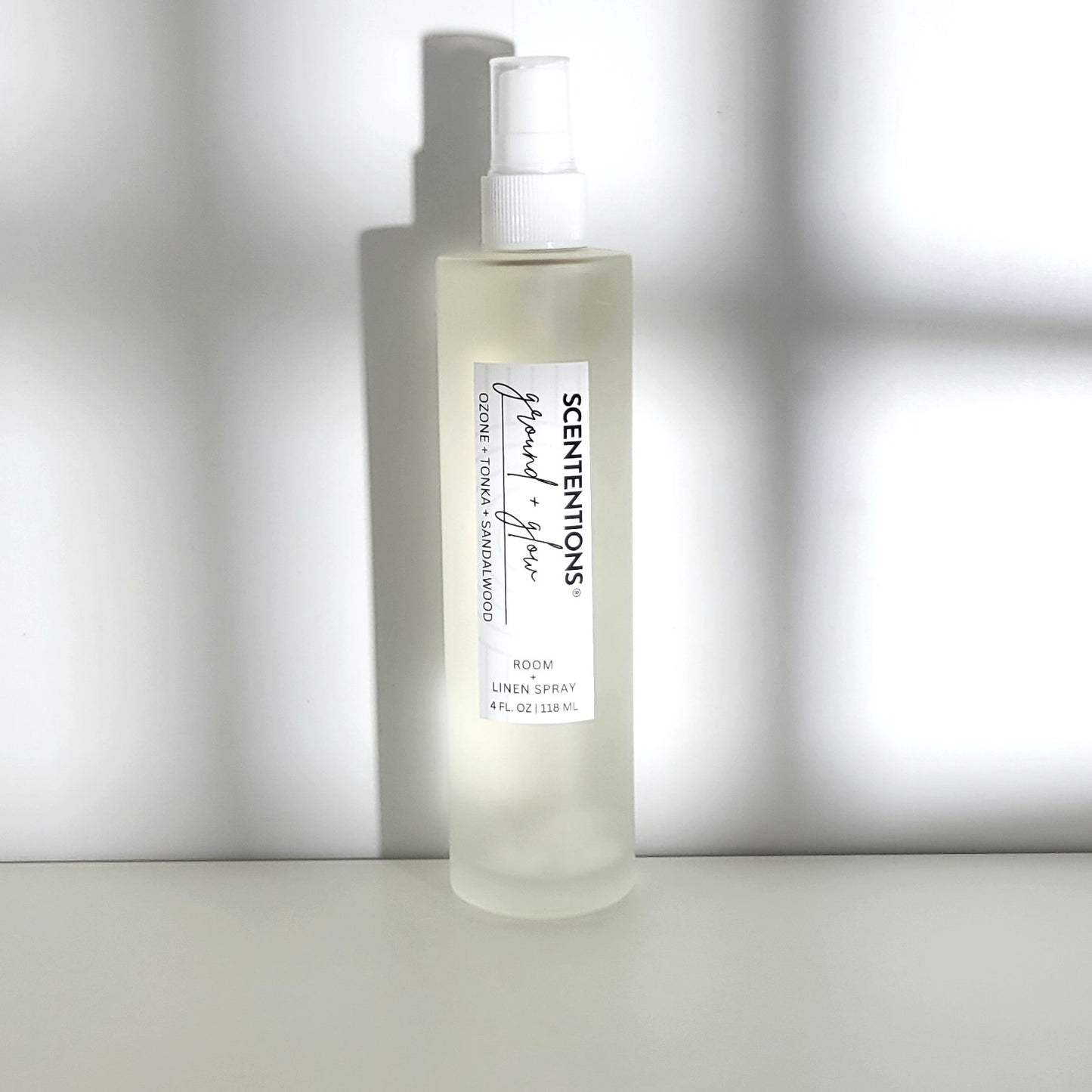 Clean, crystal-infused linen sprays from Scententions for mindful spaces and grounded moments