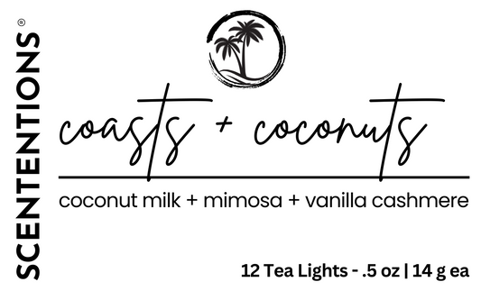 COASTS + COCONUTS - TEA LIGHT SET