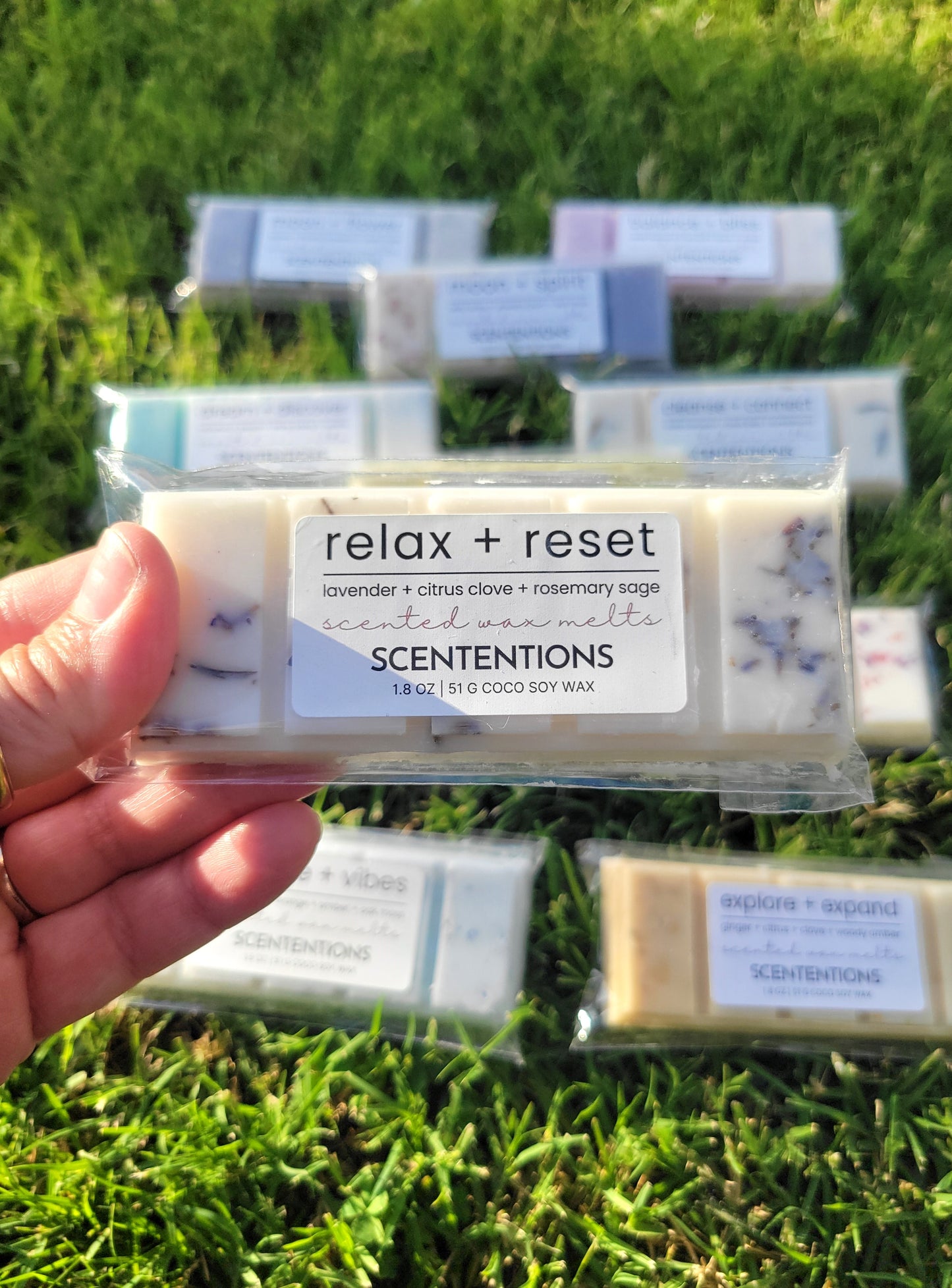 RELAX + RESET WAX MELT SNAP BAR