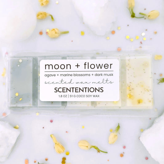 MOON + FLOWER WAX MELT SNAP BAR